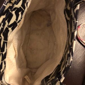 Kate spade vinyl sand piper tote w/matching wallet